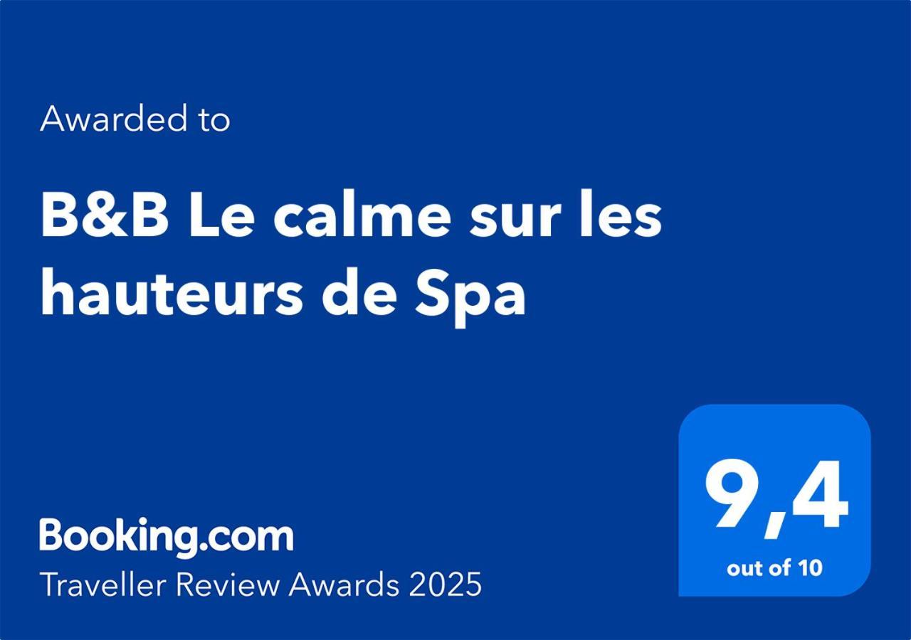B&B Le Calme Sur Les Hauteurs De Spa Tiege Екстер'єр фото